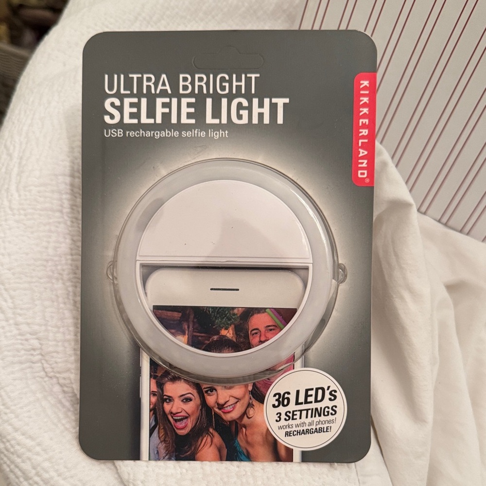Kikkerland Ultra Bright Selfie Light